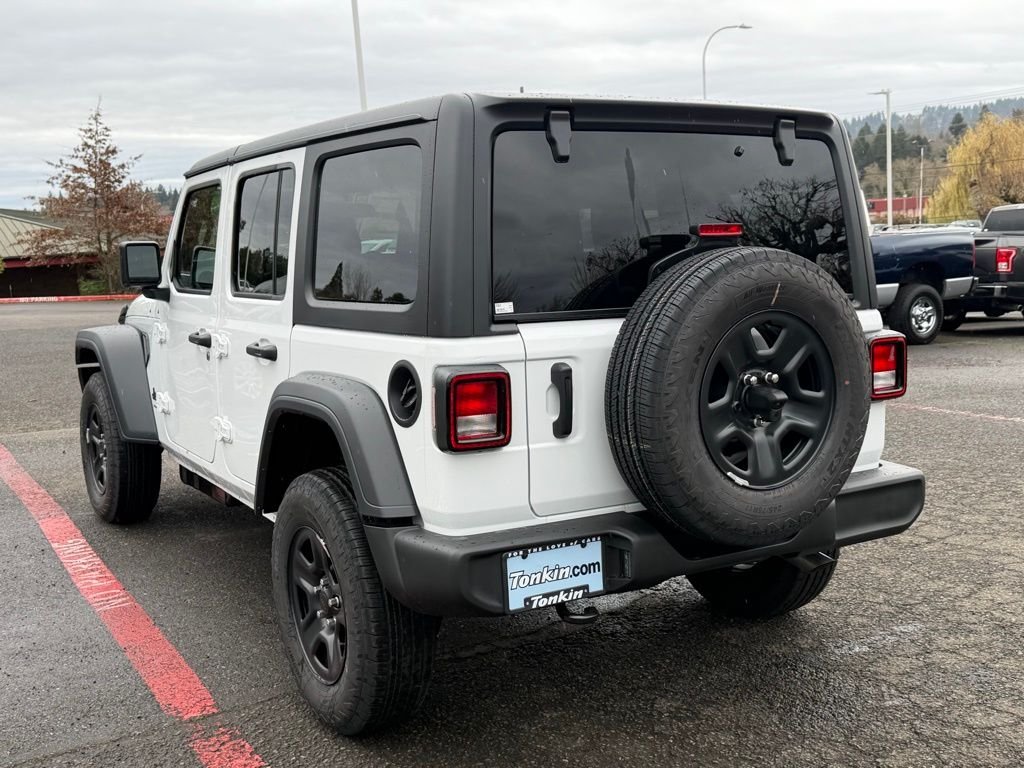 New 2026 Bright White Clear-Coat Exterior Paint Jeep Sport image 6
