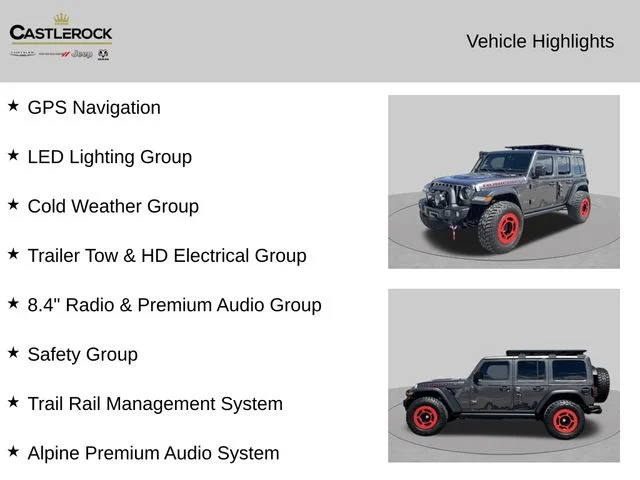 Used 2021 Gray Jeep Unlimited Rubicon image 4