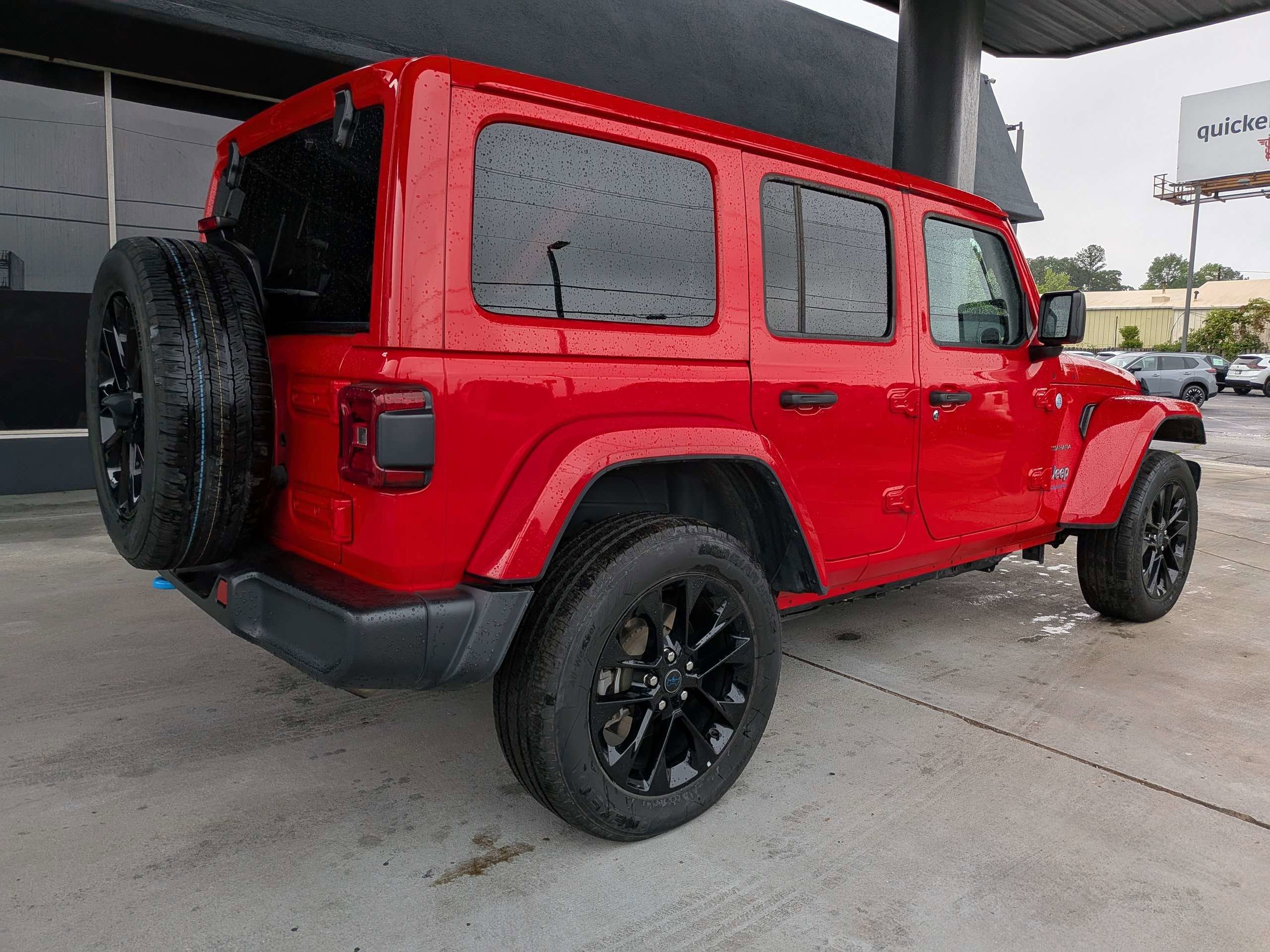 Used 2024 Red Jeep Sahara 4xe image 3