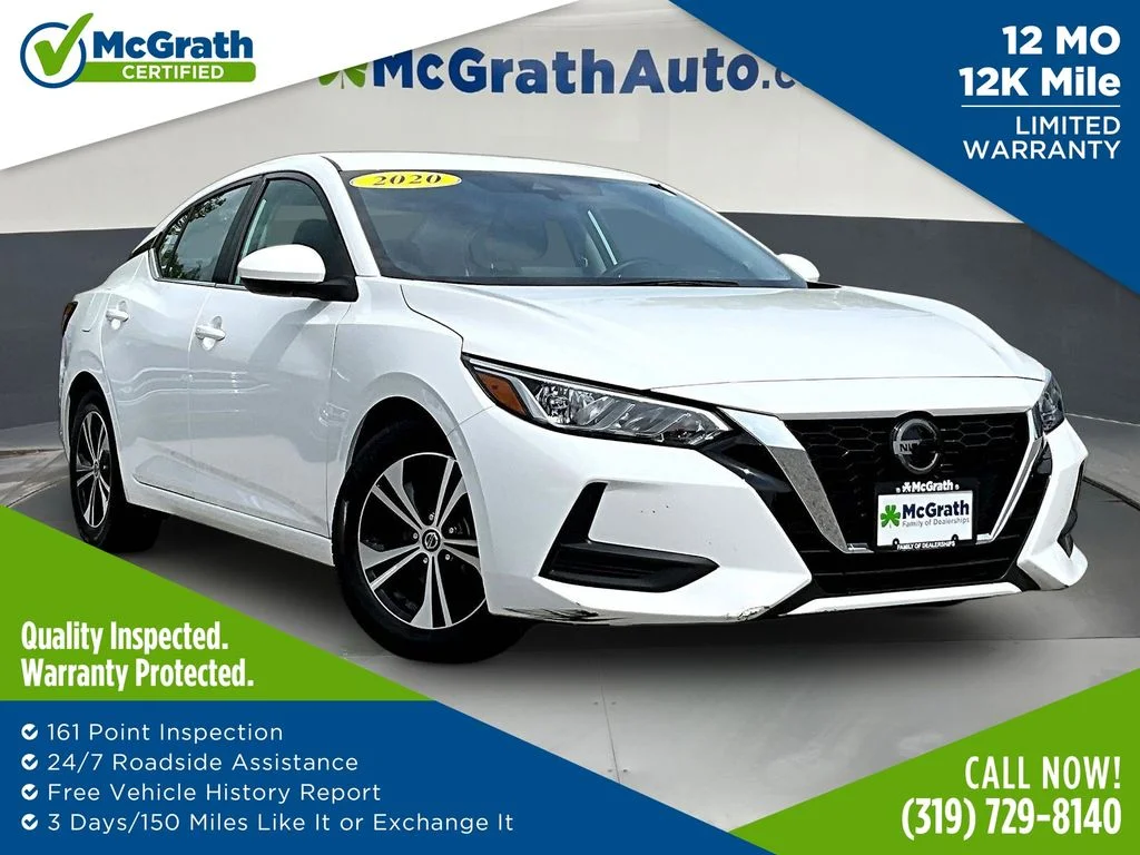 Used 2023 White Nissan SV image 1