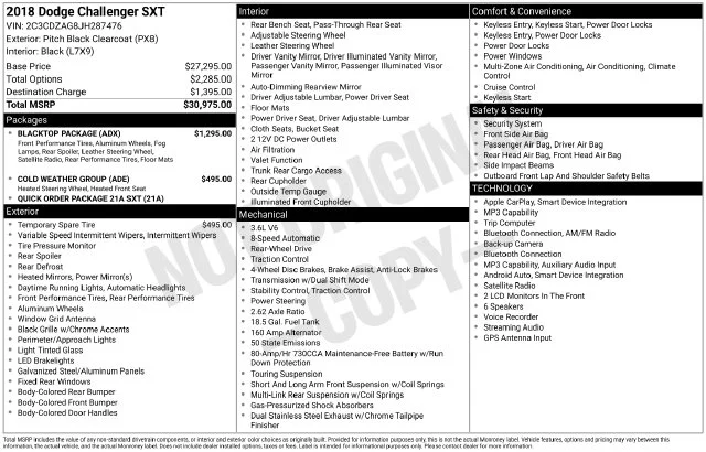 Used 2018 Black Dodge SXT image 9