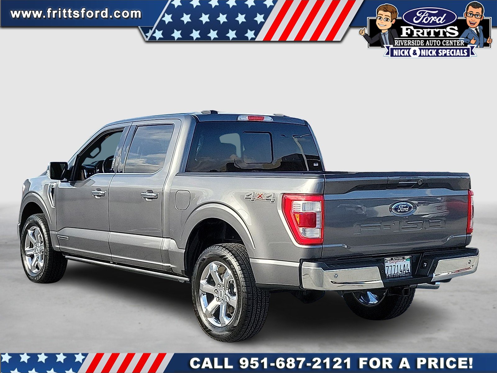 Certified Used 2023 Gray Metallic Ford LARIAT image 3