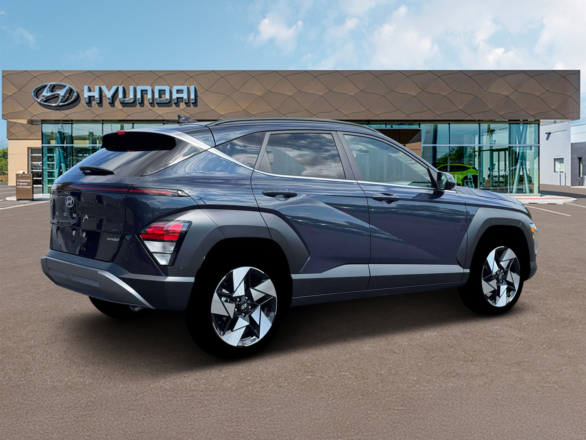 New 2026 Blue Hyundai Limited AWD image 8