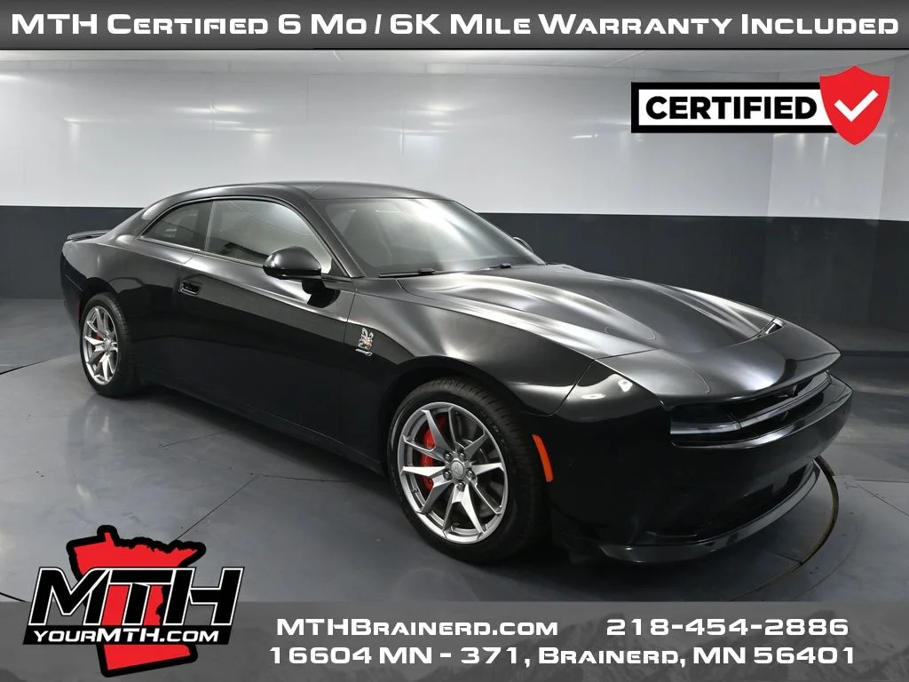 Certified Used 2024 Black Dodge R/T Scat Pack image 1