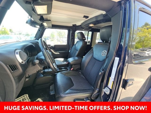 Used 2013 Blue Jeep Unlimited Sport image 27