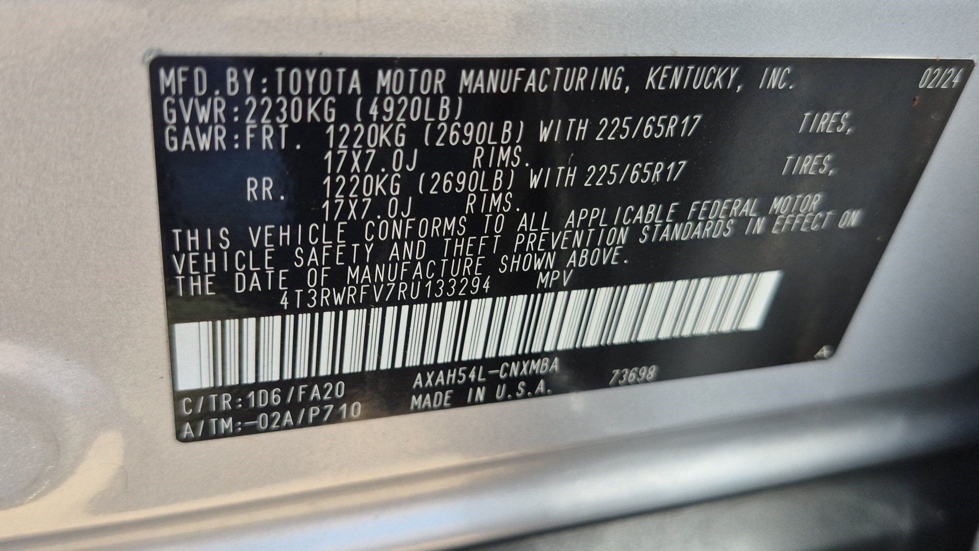 Certified Used 2024 Silver Sky Metallic Toyota Hybrid XLE image 35