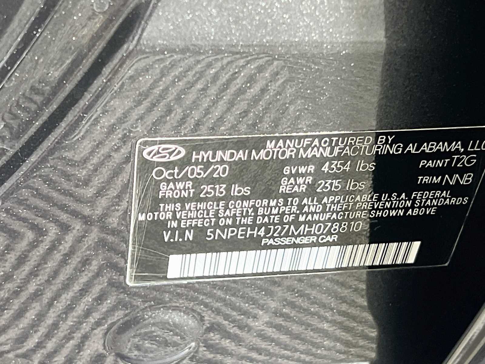 Used 2021 Portofino Gray Hyundai Limited image 33