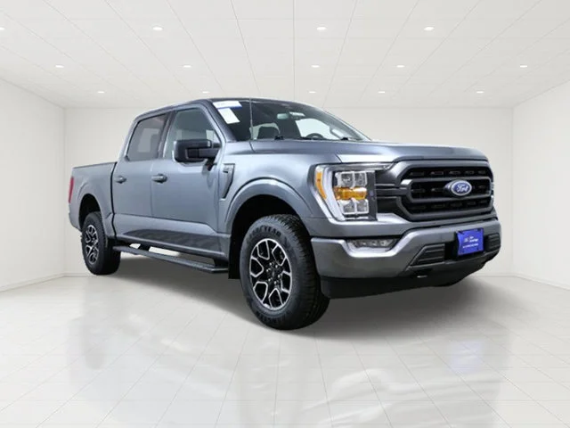 Certified Used 2022 Gray Ford XLT image 1