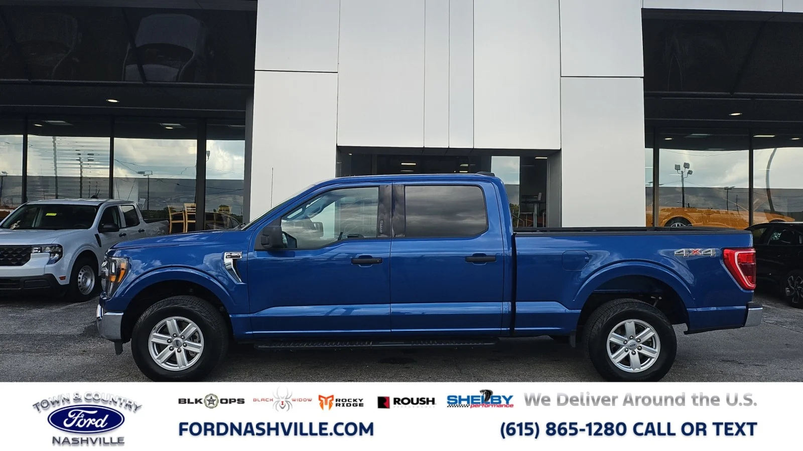 Used 2023 Blue Ford XLT 4WD image 2