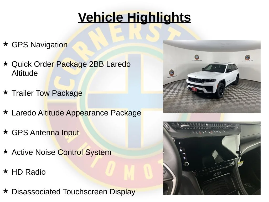 New 2026 Bright White Clear-Coat Exterior Paint Jeep Altitude image 2