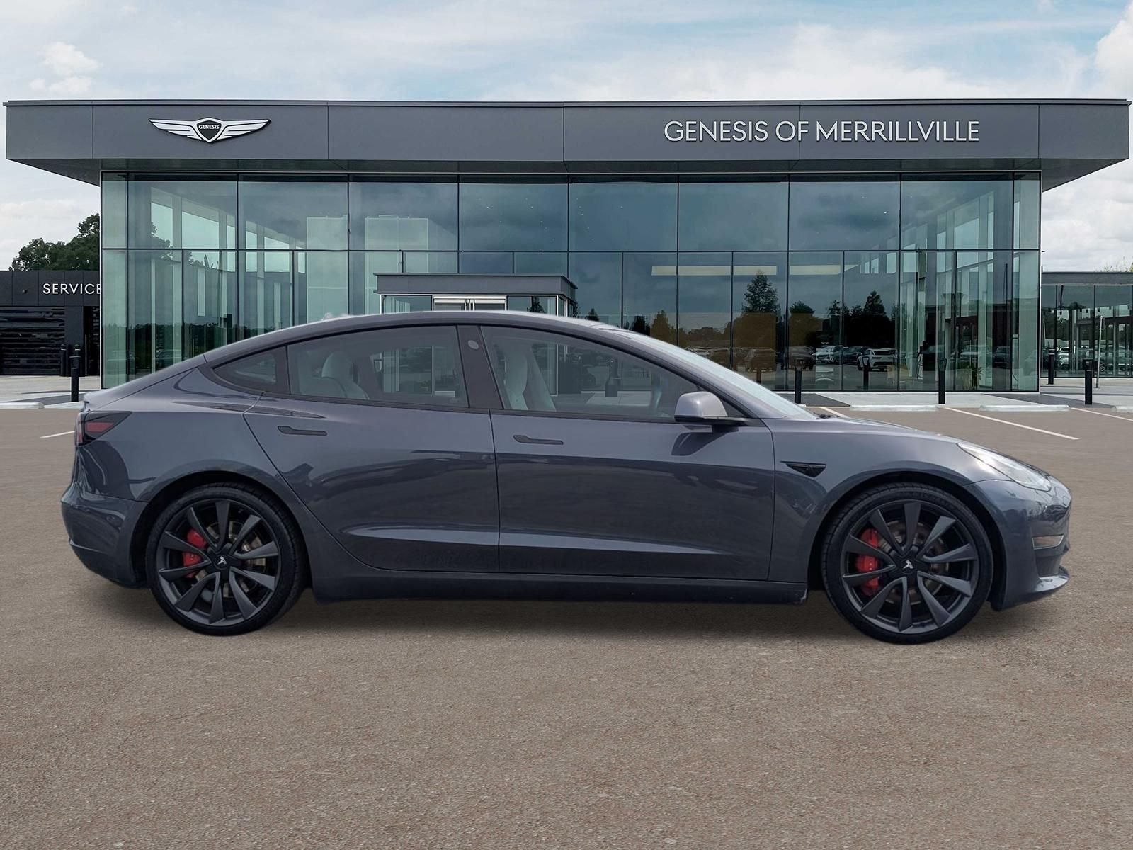 Used 2020 Tesla Model 3 Base with VIN 5YJ3E1EC0LF791952 for sale in Merrillville, IN
