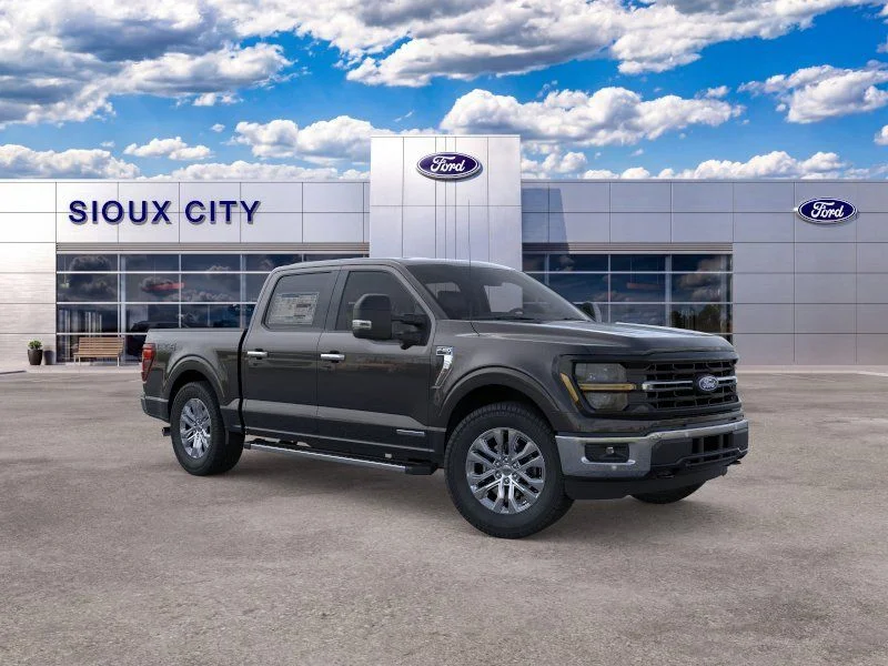 New 2025 Agate Black Metallic Ford XLT image 7