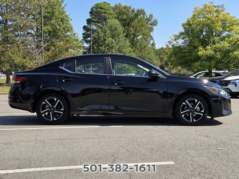 Used 2024 Super Black NISSAN SV CVT image 6