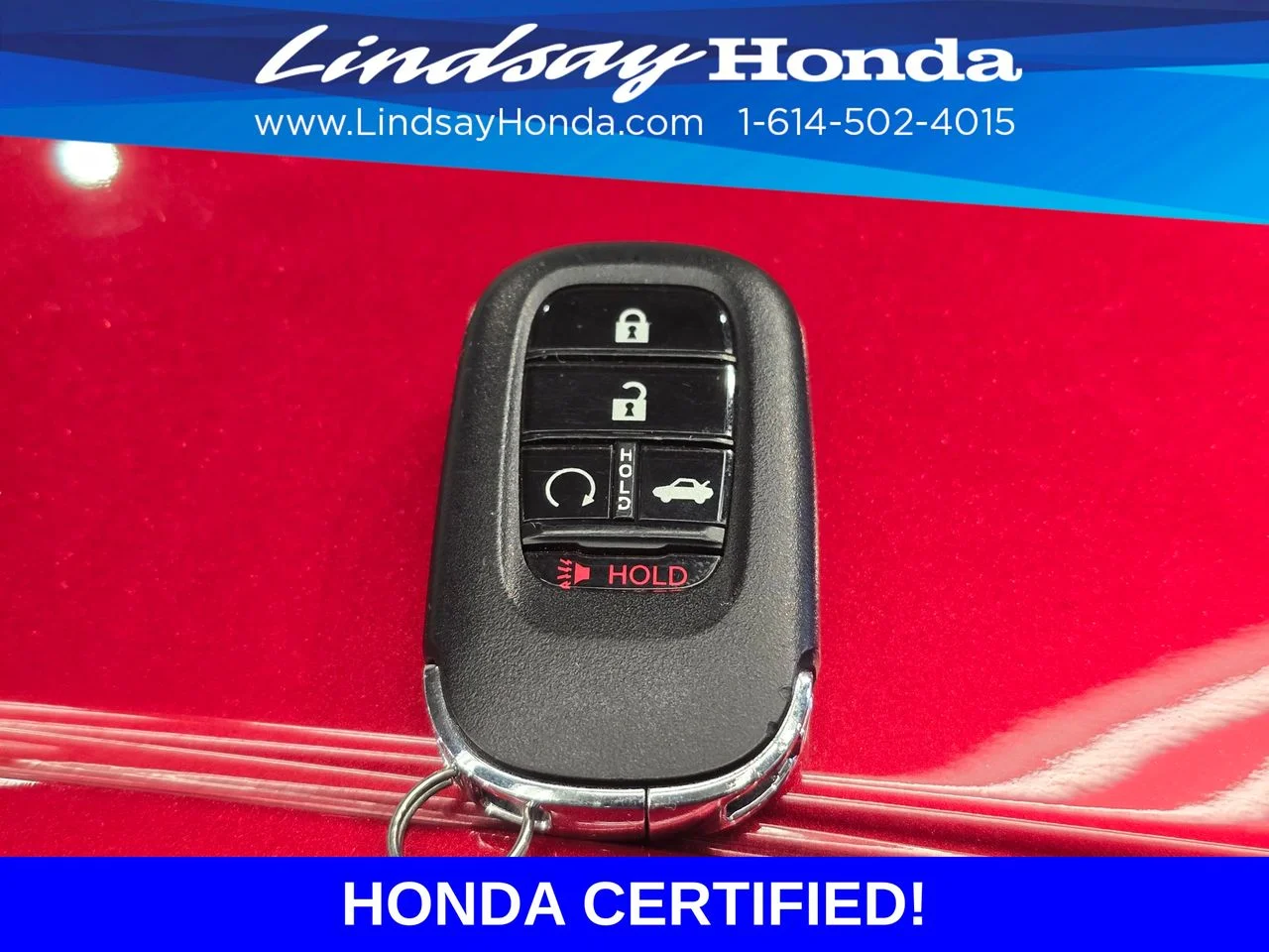 Certified Used 2024 Radiant Red Metallic Honda EX image 24