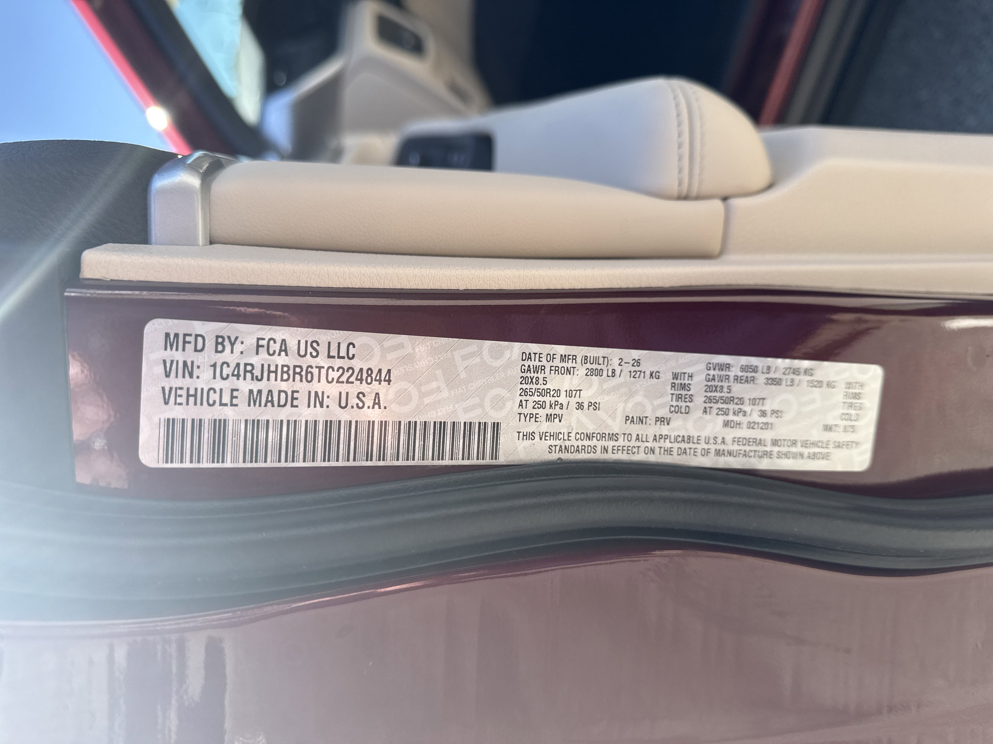 New 2026 Velvet Red Pearlcoat Jeep Limited image 35