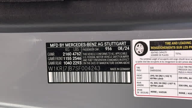 Used 2025 MANUFAKTUR Alpine Grey Mercedes-Benz AMG® GT 63 image 14