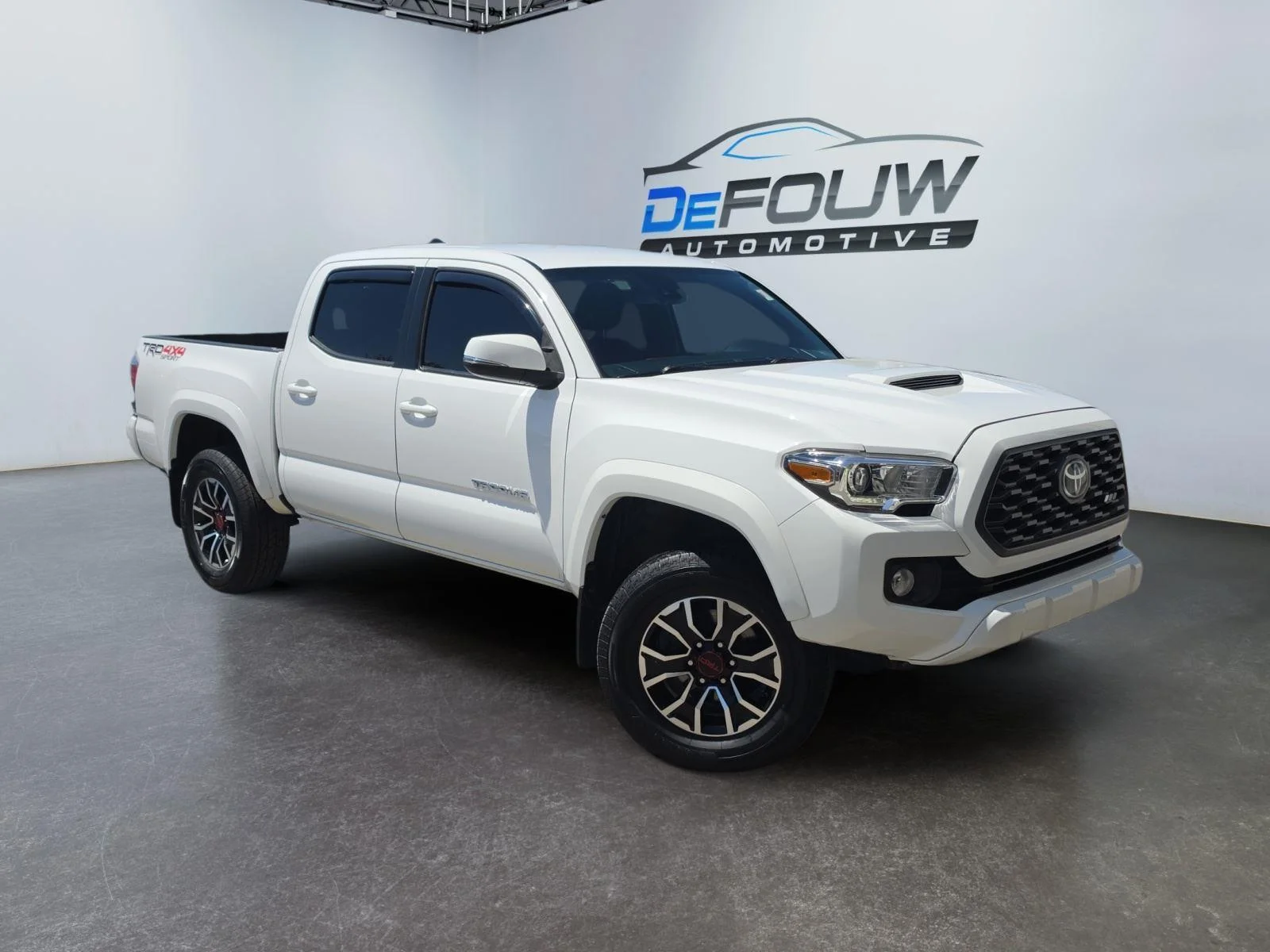Used 2020 Super White Toyota TRD Sport image 1