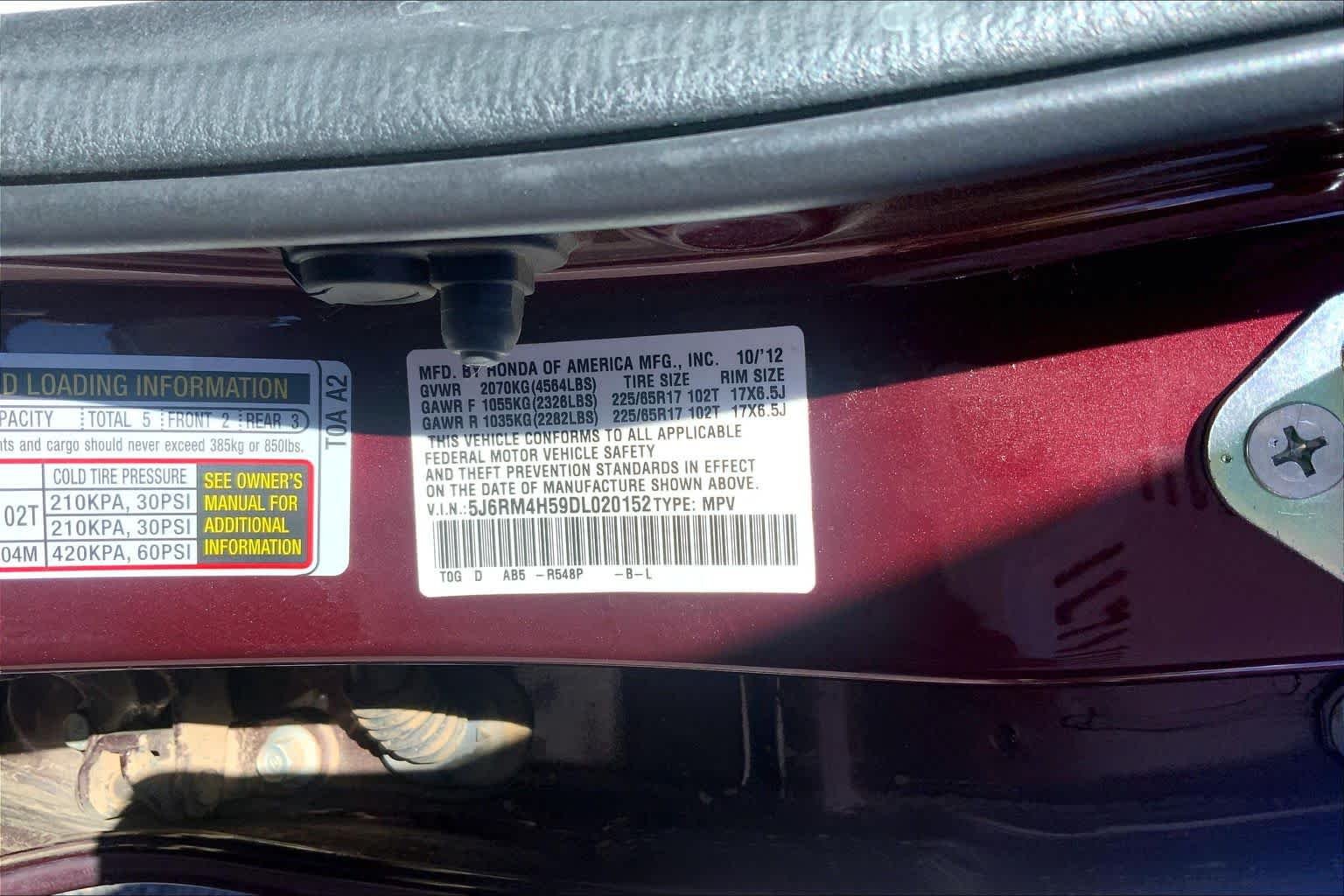 Used 2013 Alabaster Silver Metallic Honda EX image 31