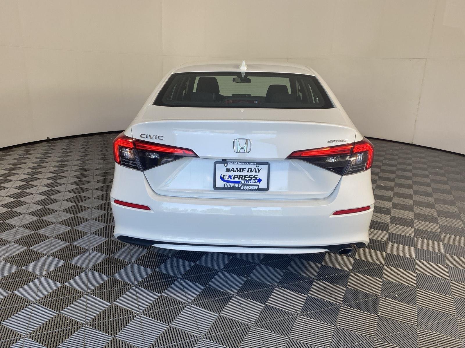 Used 2024 Platinum White Pearl Honda Sport image 6