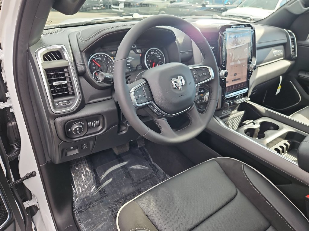 New 2026 Bright White Clear-Coat Exterior Paint RAM Laramie image 13