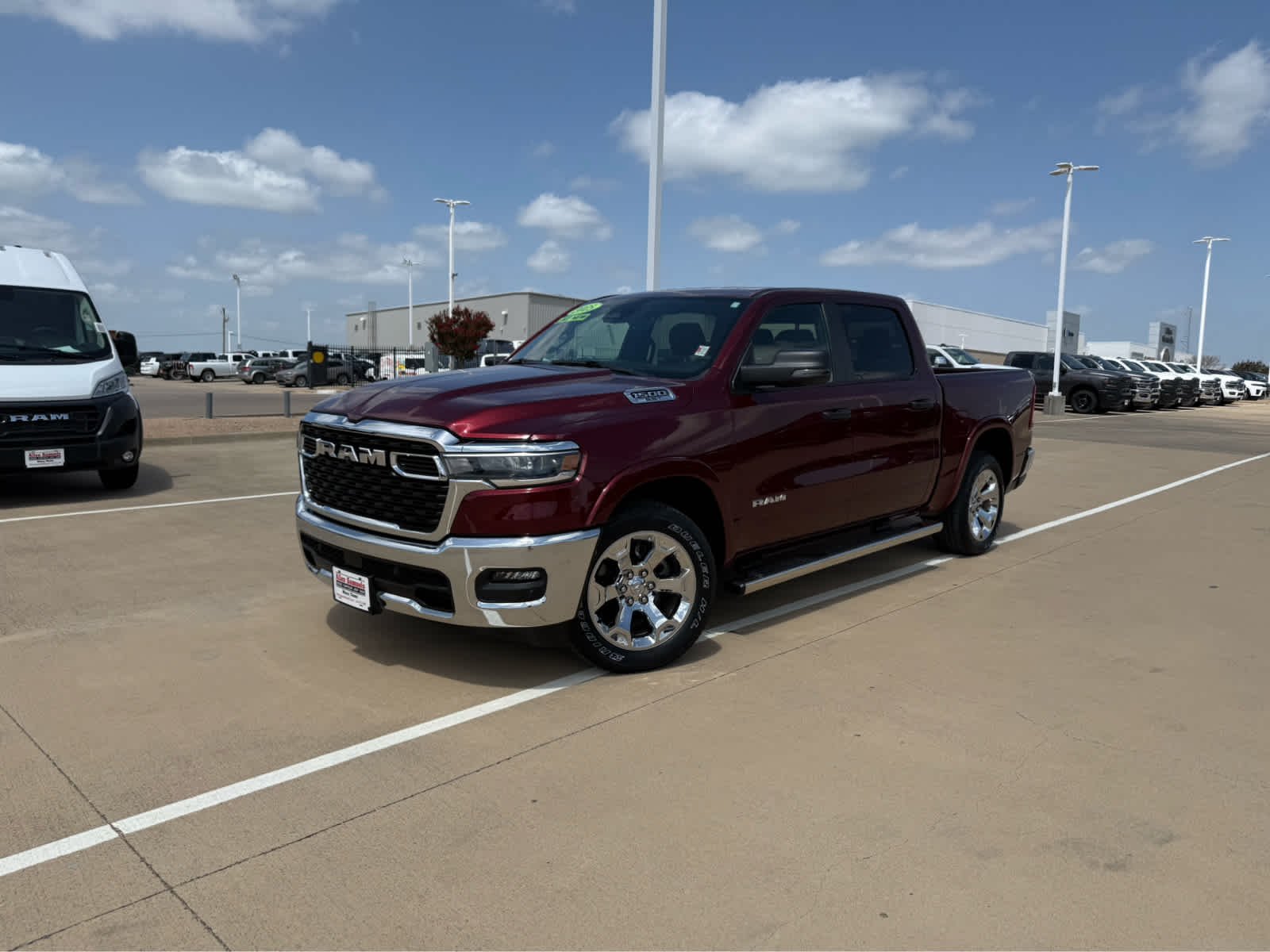 Used 2025 Delmonico Red Pearlcoat Ram Lone Star image 7