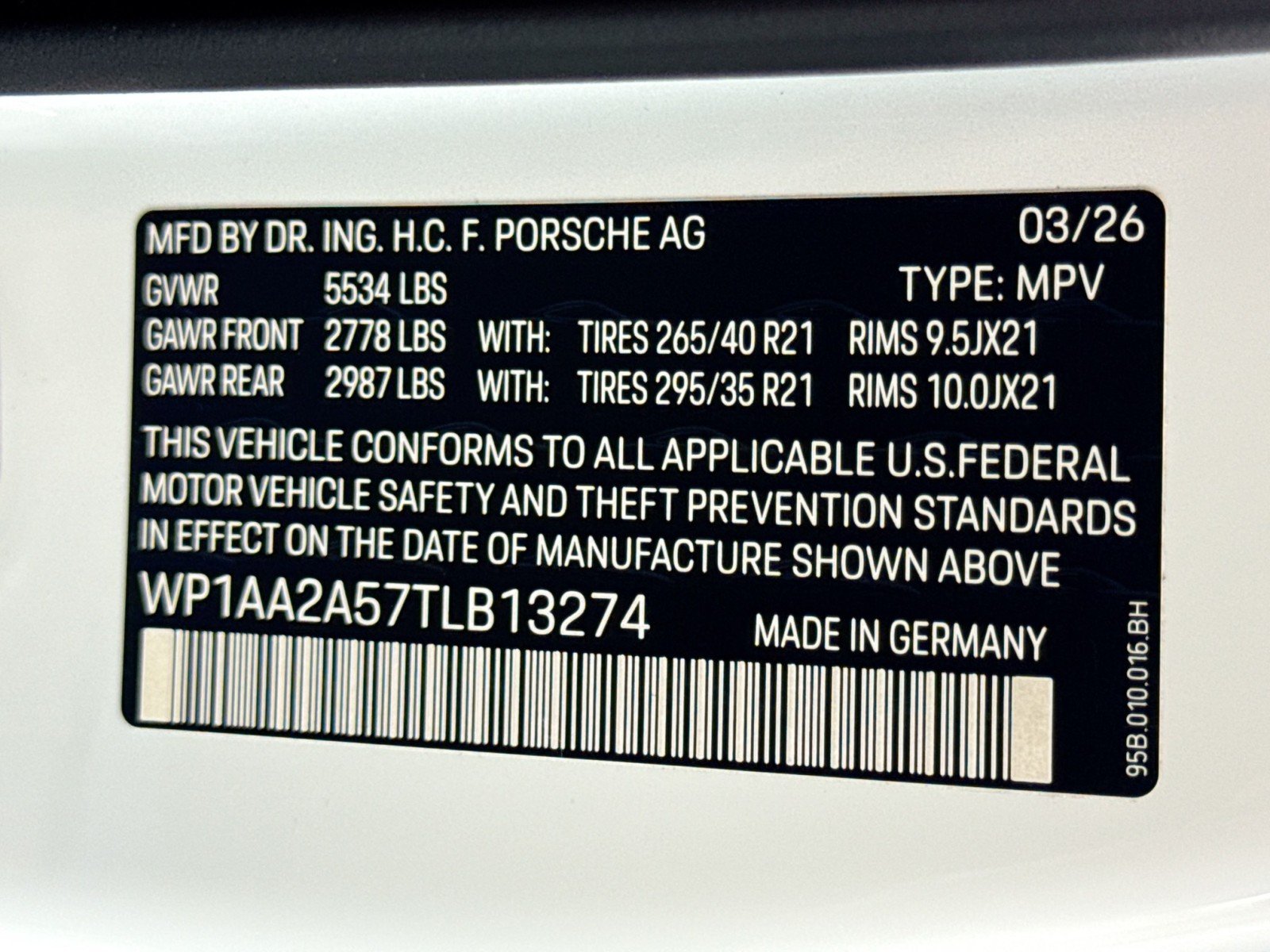 New 2026 White Porsche  image 27