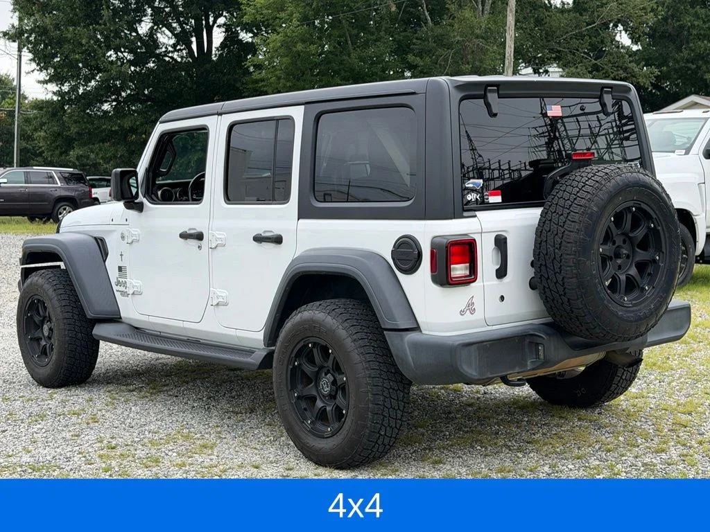 Used 2020 White Jeep Unlimited Sport S image 8