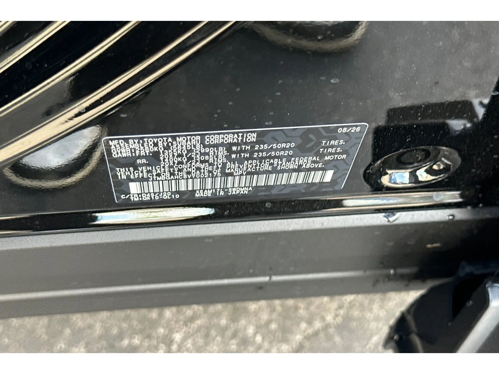 New 2027 CRYSTAL BLACK SILICA Subaru Limited image 26