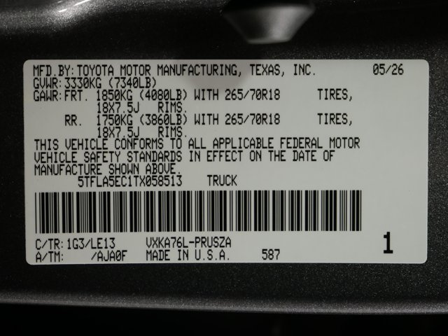 New 2026 Magnetic Gray Metallic Toyota SR5 image 31