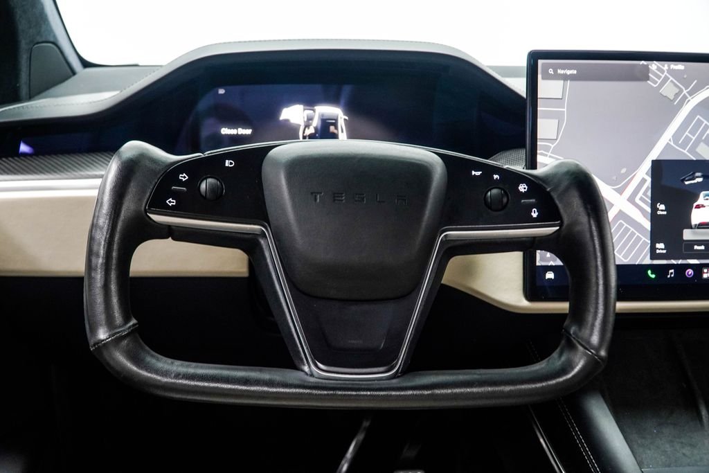 Used 2022 White Tesla Plaid image 24