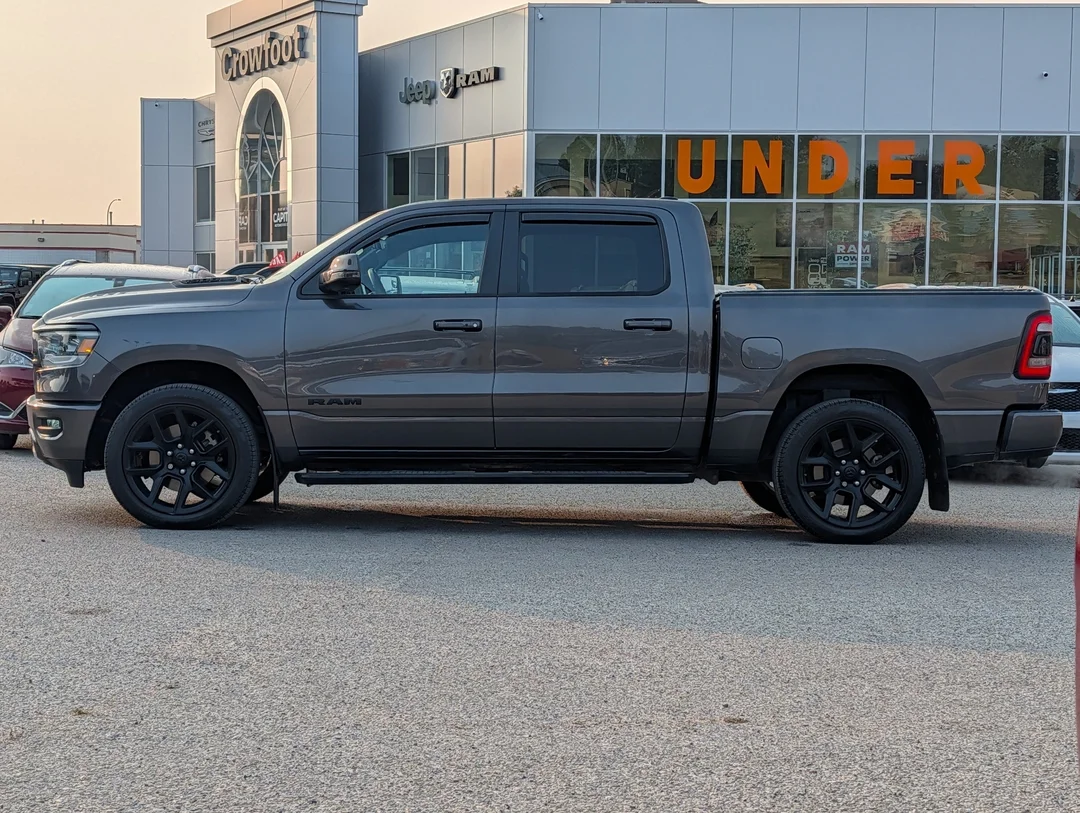 Certified Used 2023 Grey RAM Sport - - 4x4 - Sport Hood - 22 Forged Wheels - Trailer Hitch & Power Pedals & More! image 5