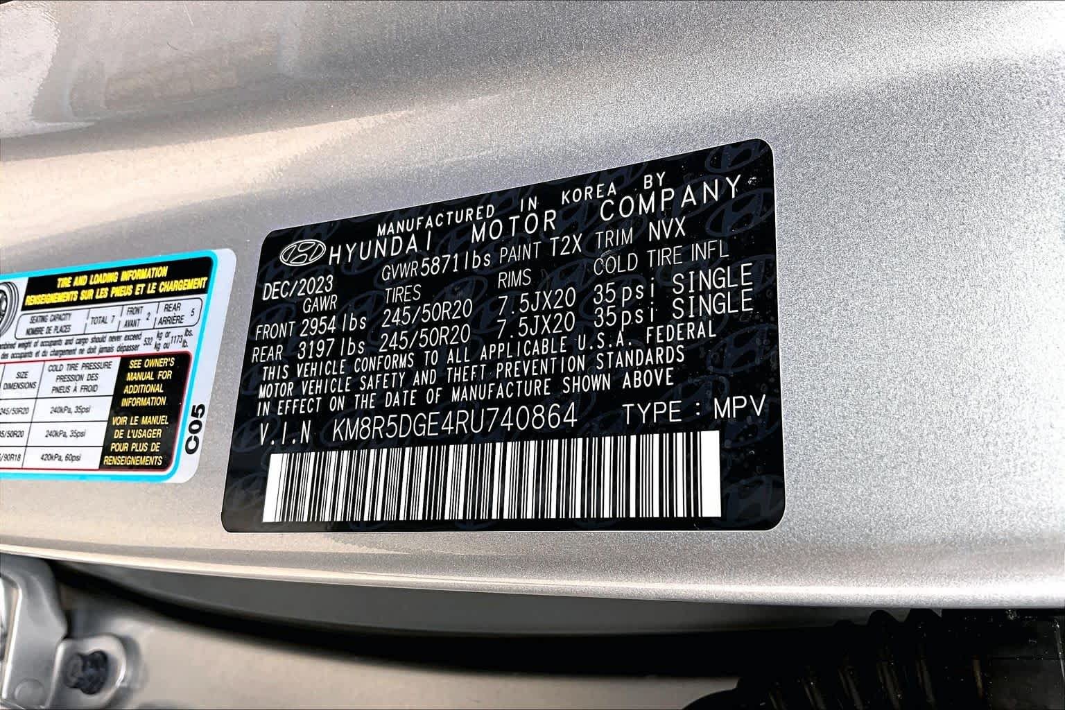Used 2024 Typhoon Silver Hyundai Limited image 37