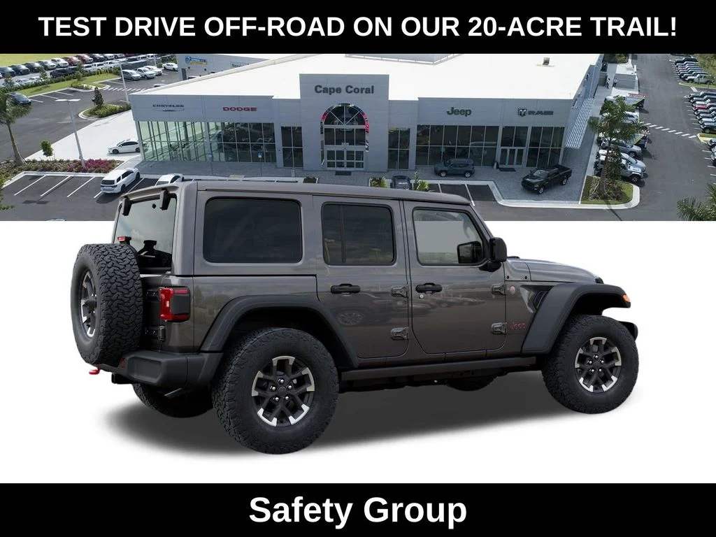 New 2026 Granite Crystal Metallic Clear-Coat Exterior Paint Jeep Rubicon image 4