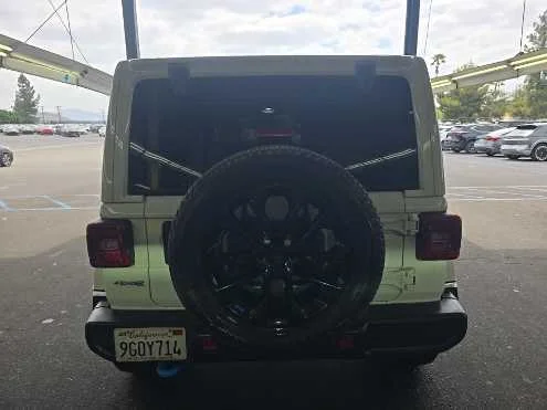 Used 2023 Bright White Clearcoat Jeep Sahara image 5