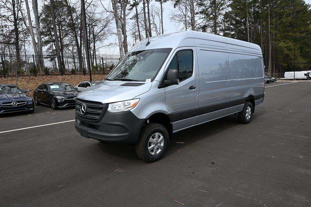 Used 2026 high-tech silver metallic Mercedes-Benz 2500 High Roof I4 Diesel HO 170" AWD image 1