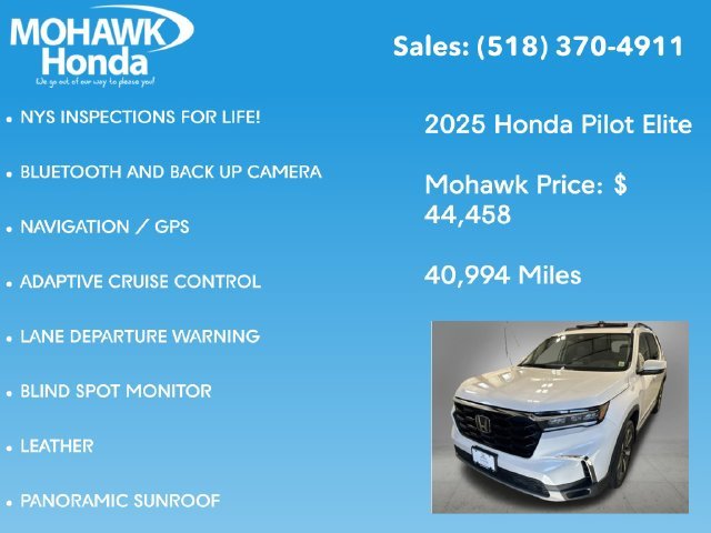 2025 Honda Pilot Elite - Photo 8