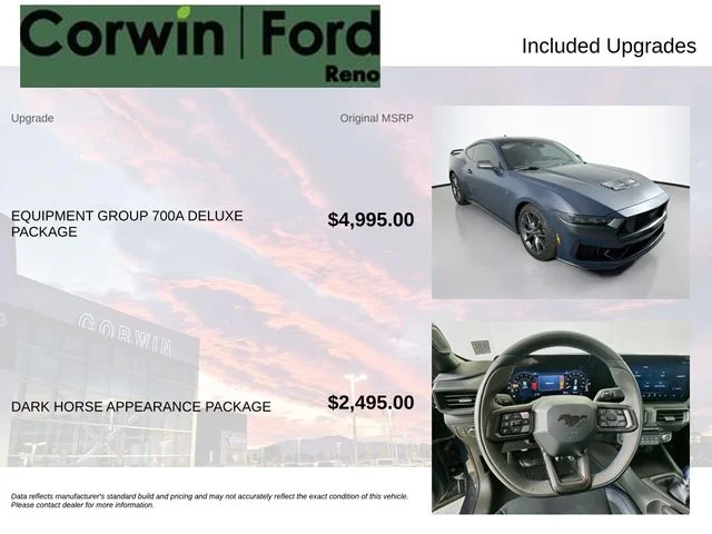 Certified Used 2026 Blue Ford Dark Horse image 3