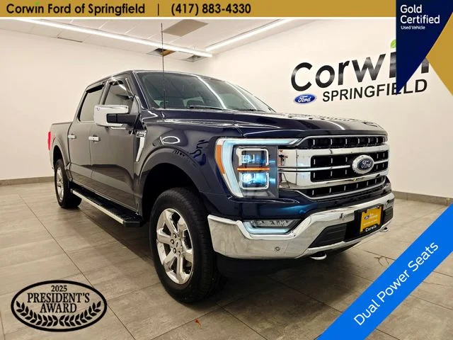 Certified Used 2023 Blue Metallic Ford Lariat image 8