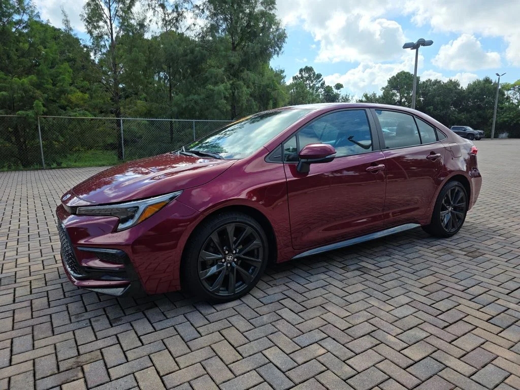 Used 2026 Red Toyota SE image 3