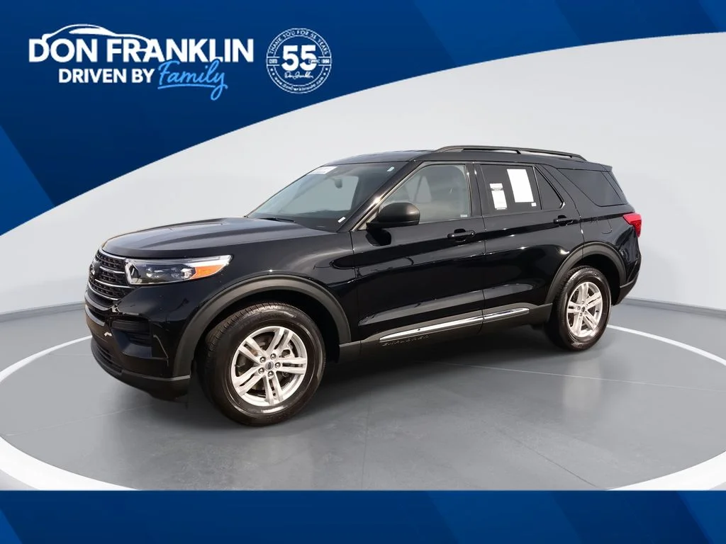 Used 2022 Black Ford XLT image 1