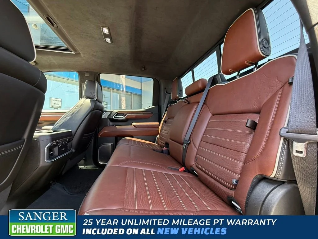 Used 2023 White Frost Tricoat GMC Denali Ultimate image 35