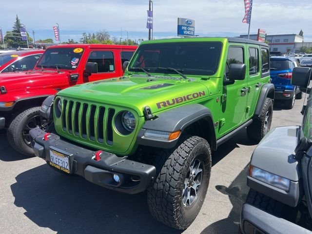 Used 2019 Green Jeep Unlimited Rubicon image 1