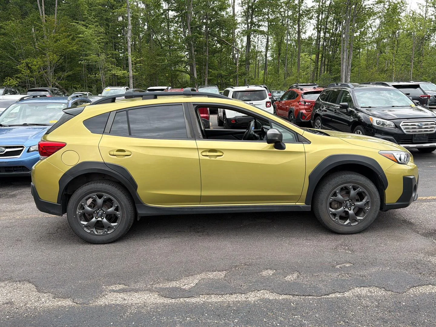 Used 2023 Plasma Yellow Pearl Subaru Sport image 7