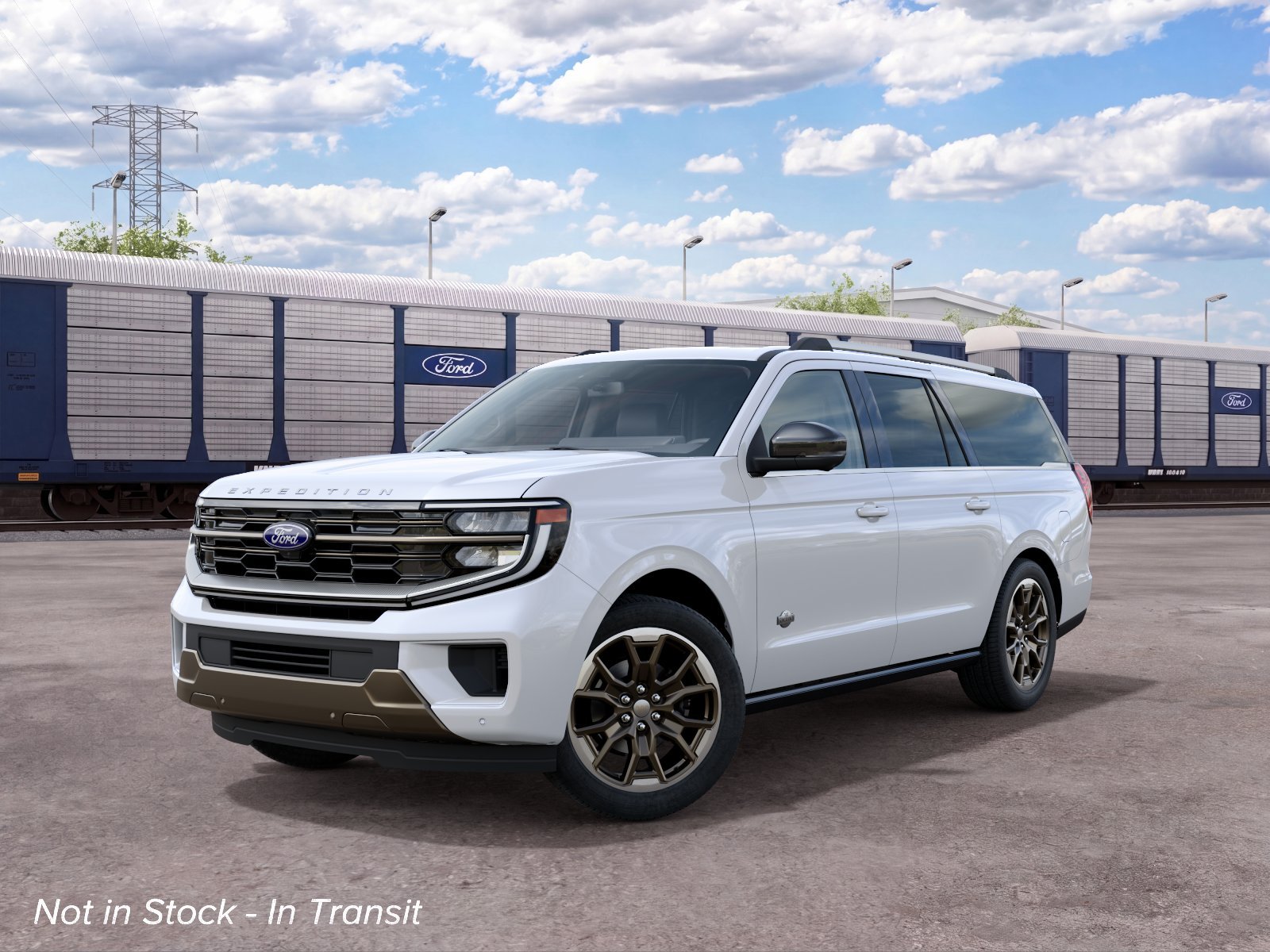 New 2027 Star White Metallic Tri-Coat Ford MAX King Ranch® image 2