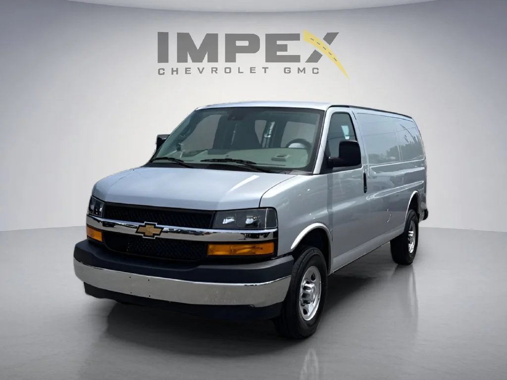 New 2026 Silver Chevrolet Work Van image 1
