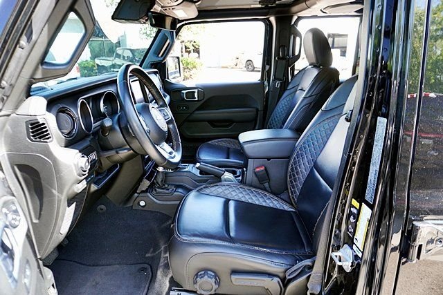 Used 2021 Black Jeep 4-Door Sahara High Altitude 4xe image 20