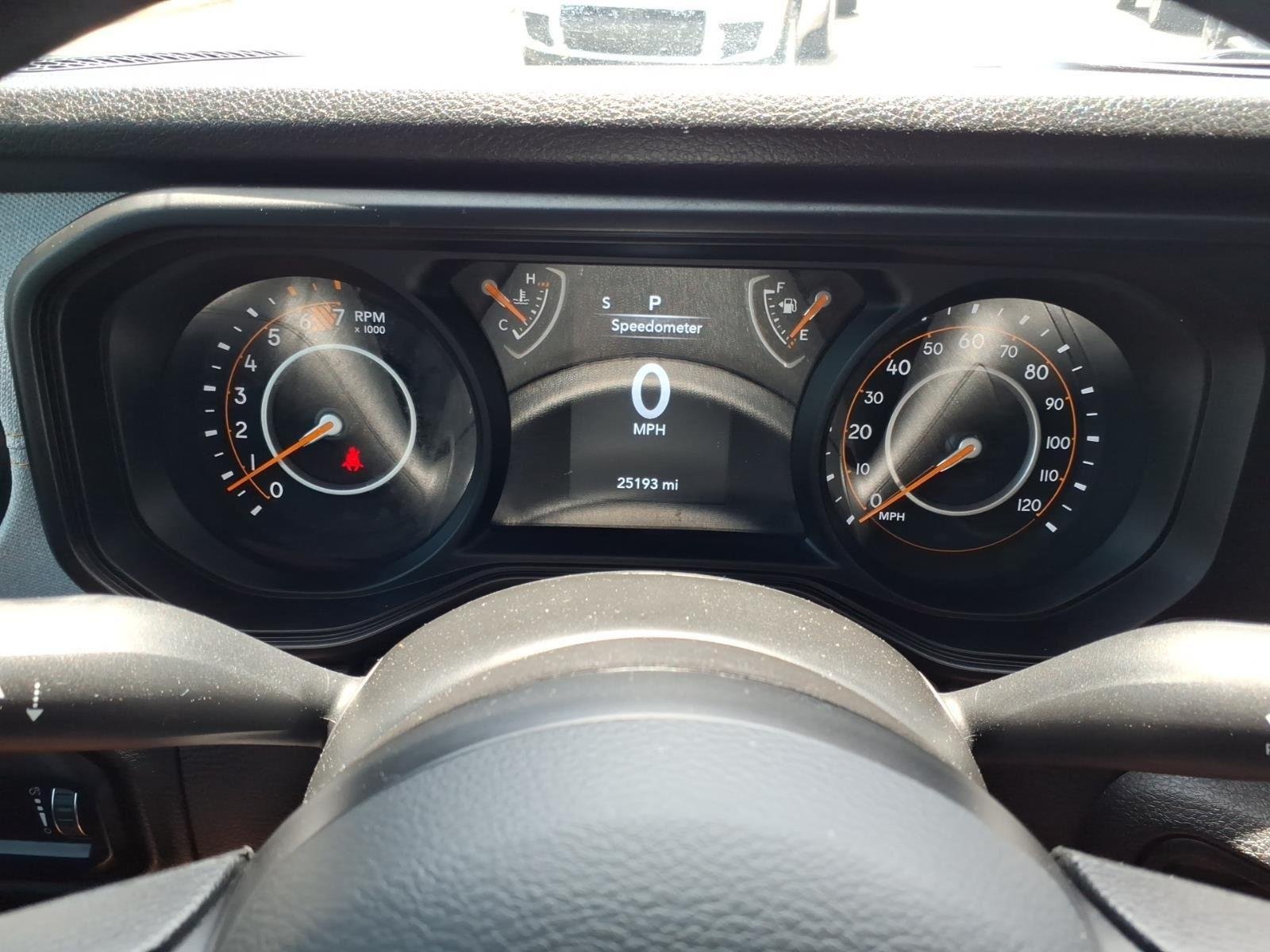 Used 2025 Bright White Clearcoat Jeep Sport image 23