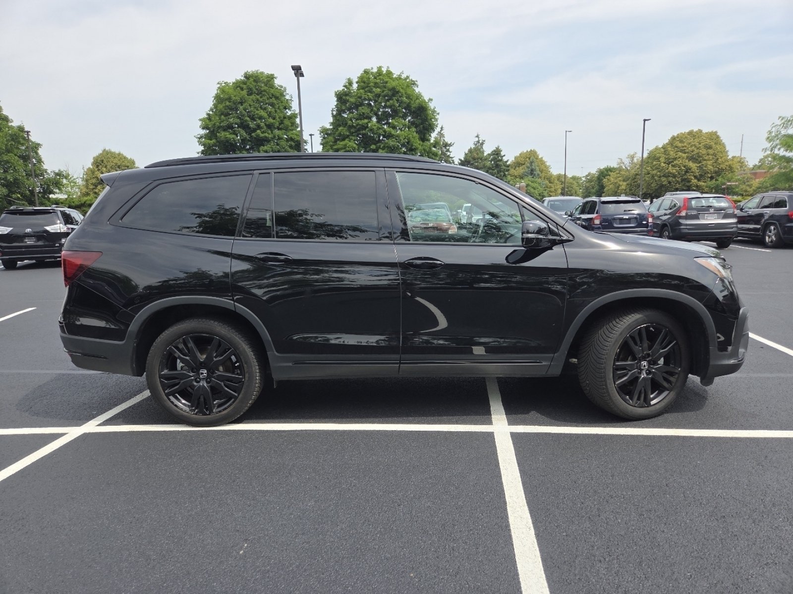 Certified Used 2021 Crystal Black Pearl Honda Black Edition image 28