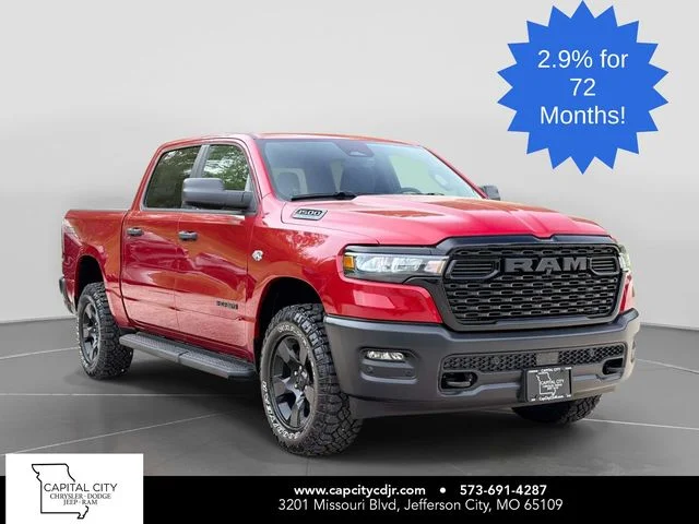 New 2026 Molten Red Pearl-Coat Exterior Paint RAM Warlock image 1