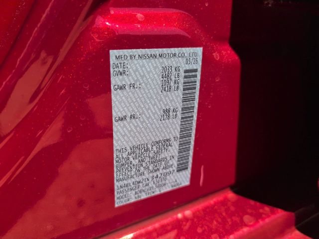 New 2026 Scarlet Ember Tintcoat Nissan SV image 26
